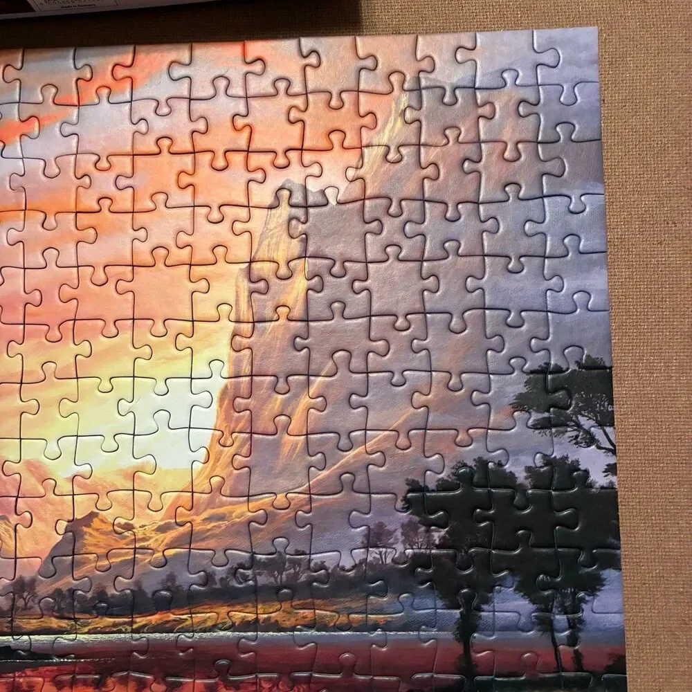 Ravensburger Great Outdoors Tranquil Sunset 300 Piece Puzzle Complete